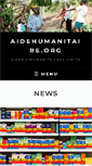 Mobile Screenshot of aidehumanitaire.org